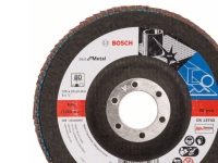 Bosch Best for Metal X571 – Lamellslipskiva – för metall – 125 mm – X-LOCK – grus: 80