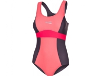 Badedrakt for kvinner Aqua-Speed Sylwia grå-korall farge 633 38 Sport & Trening - Sportsutstyr - Svømmetøy