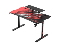 Biurko Ultradesk Atomic sort 139 cmx74 cm interiørdesign - Bord - Kontorbord