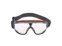 3M 7100074368, Sikkerhetsbriller, Grå, Rød, Gjennomsiktig, Polykarbonat, Boks, Klær og beskyttelse - Sikkerhetsutsyr - Vernebriller