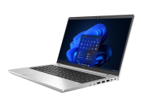 HP EliteBook 640 G9 Notebook – Intel Core i7 1255U / 1.7 GHz – Win 10 Pro 64-bitars (inkluderar Win 11 Pro-licens) – Iris Xe Graphics – 16 GB RAM – 512 GB SSD NVMe HP Value – 14 IPS 1920 x 1080 (Full HD) – Wi-Fi 6E – kbd: hela norden – med HP 3 års maskinvarusupport för bärbara datorer nästa arbetsdag på platsen