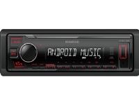 Kenwood KMM-105RY, Sort, 1 DIN, 50 W, 4.0 kanaler, 50 W, 30 - 15000 Hz