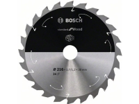 Bilde av Bosch Accessories Bosch Power Tools 2608837721 Blad Til Rundsav I Hårdtmetal 216 X 30 Mm Antal Tænder (per Tomme): 24 1 Stk