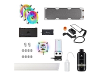 CORSAIR Hydro X Series iCUE XH305i RGB PRO Custom – Vätskekylningssystemsats – Elementstorlek: 360 mm – (för: AM4 LGA1200 LGA1700) – 120 mm – vit