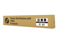 EnerGenie EG-PDU-014-C14 - Strømfordelerenhet (kan monteres i rack) - AC 250 V - 3680 watt - utgangskontakter: 8 (8 x IEC 60320 C14) - 1U - 3 m kabel PC & Nettbrett - UPS - Tilbehør UPS