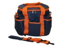 Grooming Bag 27x22x22cm d.blue/orange 1 st Kjæledyr - Hest - Til rytteren