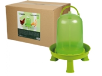 Poultry drinker with legs 8 l green lemon