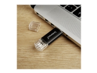 Intenso Twist Line - USB-flashstasjon - 128 GB - USB 3.2 Gen 1 / USB-C - antrasitt
