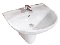 Jika Lyra+ håndvask 55 x 45 cm hvid Rørlegger artikler - Baderommet - Håndvasker