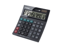 Canon AS-220RTS - Skrivebordskalkulator - 12 sifre - solpanel, batteri - mørk grå Kontormaskiner - Kalkulatorer - Tabellkalkulatorer