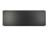 Inter-Tech - Blindplate - svart, RAL 9005 - 4U - 19 PC & Nettbrett - Rack skap - Tilbehør