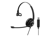 EPOS I SENNHEISER IMPACT SC 230 USB – 200 Series – headset – på örat – kabelansluten – USB – svart silver