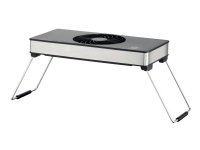 UNOLD Smokeless – Odor filtering fan – for raclette/grill – svart / rostfritt stål