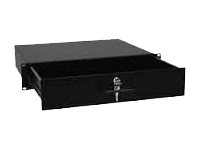 Lanview – Rack drawer – svart – 2U – 19