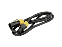 Eurolite IP T-Con XLR-anslutningskabel [1x XLR-kontakt – 1x XLR-kontakt] 5 m Svart/orange