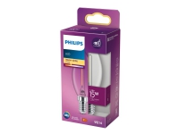 Produktfoto för Philips - LED-glödlampa med filament - form: B35 - klar finish - E14 - 1.4 W (motsvarande 15 W) - klass F - varmt vitt ljus - 2700 K