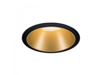 Paulmann Cole, Innsunket spotlight, GU10, 1 ampuller, LED, 10 W, Sort, Gull Belysning - Innendørsbelysning - Punktbelysning