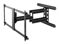 VivoLink - Monteringssats (väggfäste, justerbar monteringsarm) - för TV/monitor - plast, aluminium, stål - blanksvart - skärmstorlek: 43-90 - väggmonterbar