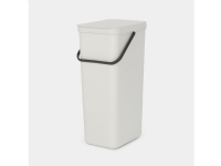 Brabantia Sort & Go, 40 l, Rektangulær, Plast, Lysegrå, Manuell, Belgia