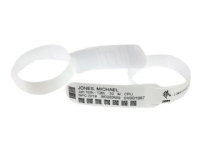 Zebra Z-Band UltraSoft RFID LR – Vit – 25.4 x 279.4 mm 525 stk (3 rulle/rullar x 175) RFID-armband