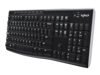 Logitech Wireless Keyboard K270 – Tangentbord – trådlös – 2.4 GHz – belgisk