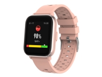 SW-164 - rose - smart watch with band - rose