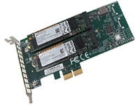 Fujitsu PDUAL CP100 - Uttagbar harddiskramme - Ekspansjonsspor til 2 x M.2 - M.2 Card - PCIe - for PRIMERGY RX2530 M6, RX2540 M6 PC tilbehør - Kontrollere - IO-kort