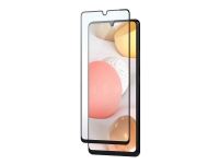 DELTACO – Skärmskydd för mobiltelefon – 2.5D – glas – ramfärg svart – för Samsung Galaxy A42 5G