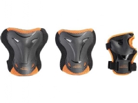 Nils Extreme Protectors Extreme sort og oransje størrelse S (16-60-102)