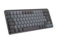 Logitech MX Keys Mechanical Mini – Tastatur – bagbelyst – Bluetooth 2,4 GHz – Pan Nordic – smakkontakt: GL Clicky – Grafit