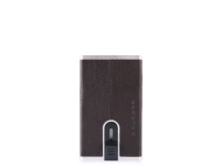 Bilde av Piquadro, Piquadro, Leather, Card Holder, Square Sliding System, Brown, Unisex