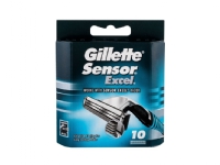 Gillette Sensor Excel barberblad 10stk Hårpleie - Skjegg/hårtrimmer - Blader for barberhøvler