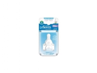 DR.BROWN´S Dr.ruda"s Dr. Brown"'s Teat Options 4 lygio standartiniai 2 vienetai'