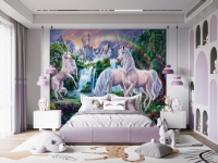 Unicorn Paradise tapet 243 x 305 cm Maling og tilbehør - Veggbekledning - Veggmaleri