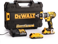 DeWALT DCD796D2-QW – Slagborr/skruvdragare – sladdlös – 2 hastigheter – nyckellös chuck 13 mm – 70 N·m – 2 batterier – 18 V