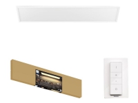 Philips Hue White ambiance Aurelle - Innertakslampa - LED - 46.5 W - varmt till kallt vitt ljus - rektangel - vit