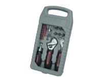 BRÜDER MANNESMANN M29038, Sort, Metallic, Rød, 37 værktøjer