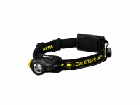 Led Lenser H5R Work Hand lommelygte Sort Gul Aluminium Knapper Dreje IP67 LED