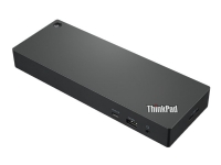 Lenovo ThinkPad Thunderbolt 4 WorkStation Dock – Dockningsstation – Thunderbolt 4 – HDMI 2 x DP 2 x Thunderbolt – GigE – 300 Watt – OEM – Storbritannien – för ThinkPad E14 Gen 4  L13 Yoga Gen 3  P15v Gen 3  T14s Gen 3  X1 Nano Gen 2  X13 Yoga Gen 3