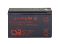 CSB Battery XTV1272 Blybatteri 12 V 7.2 Ah Blyfleece (B x H x T) 151 x 99 x 65 mm Fladstik 6,35 mm Vedligeholdelsesfri, Lav selvafladning Batterier - Blybatterier