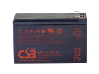 CSB Battery UPS 12460 high-rate Blybatteri 12 V 9.6 Ah Blyfleece (B x H x T) 151 x 99 x 65 mm Fladstik 6,35 mm Vedligeholdelsesfri, Lav selvafladning Batterier - Blybatterier