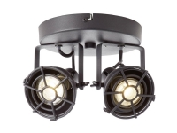 Brilliant Jesper G54324/86 Loft-spotlights LED (RGB) GU10 10 W Sort Belysning - Innendørsbelysning - Punktbelysning