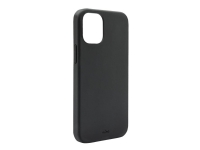 PURO Icon - Baksidedeksel for mobiltelefon - væskesilikon - svart - 6.1 - for Apple iPhone 12, 12 Pro Tele & GPS - Mobilt tilbehør - Deksler og vesker