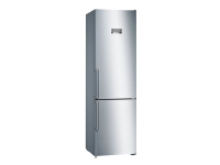 Bilde av Bosch Serie | 4 Kgn397ieq - Kjøleskap/fryser - Bunnfryser - Bredde: 60 Cm - Dybde: 66 Cm - Høyde: 203 Cm - 368 Liter - Klasse E - Rustfritt Stål