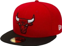Bilde av New Era New Era Chicago Bulls Nba Basic Cap 10861624 Czerwone 7 1/4