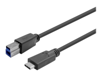 VivoLink – USB-kabel – USB-C (hane) till USB Type B (hane) – USB 3.2 Gen 1 – 0.9 A – 7.5 m – svart