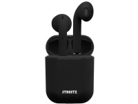 STREETZ TWS-0003 On Ear Headset Bluetooth® Stereo Sort Fjernbetjening, Headset, Ladeetui TV, Lyd & Bilde - Hodetelefoner & Mikrofoner
