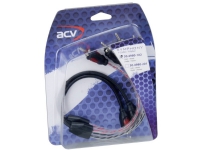 ACV 30.4980-102 Phono-kabel 0.3 m [1x Cinch-bøsning – 2x Cinch-stik]