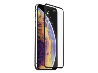 Produktfoto för Just Mobile Xkin skärmskydd i härdat glas för iPhone Xs Max (transparent/svart)