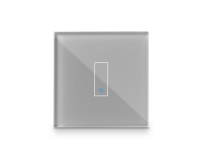Bilde av Iotty Smart Switch Single Button Faceplate - Design Your Own Smart Switch - Grey